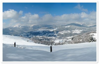 Piste bleue - Les Crêtes