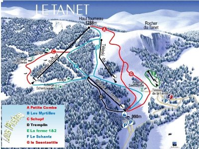 Piste bleue - Petite Serva