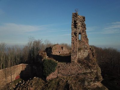 Découverte du château de Guirbaden