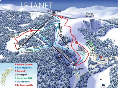 Piste bleue - Le Schantz
