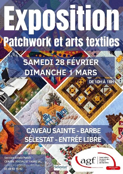 Exposition : patchwork et arts textiles