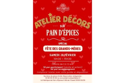 Atelier décors spécial Fête des Grands-Mères
