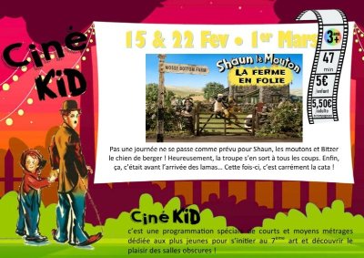 Ciné Kid - Shaun le Mouton, la ferme en folie