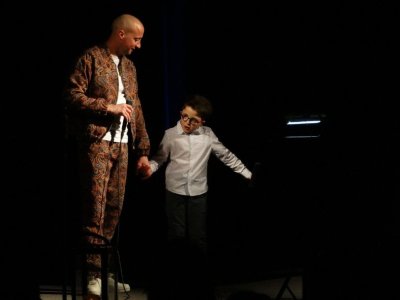 Concert au profit d'Esteban, Arnaud chante Pagny