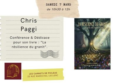 Conférence et dédicace de Chris Paggi