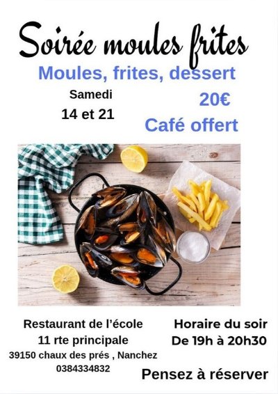 Soirée Moules Frites