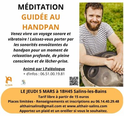 Méditation guidée au handpan