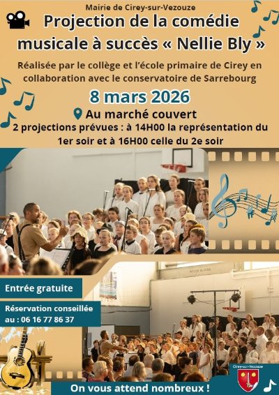 Projection de la comédie musicale Nellie Bly