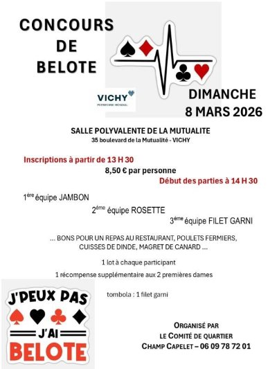 Concours de belote