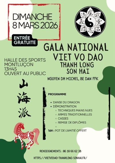 Gala National Viet Vo Dao Than Long Son Hai