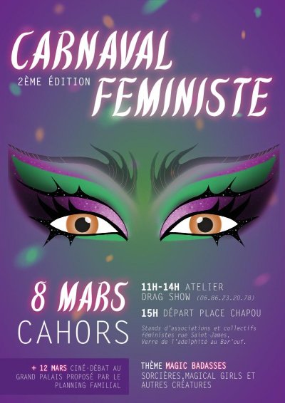 Carnaval "Magic Badasses !  Sorcières, magical girls et autres créatures"