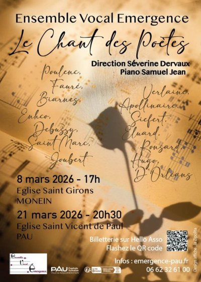 Concert : Le chant des poètes