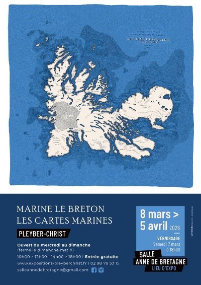 Les cartes marines selon Marine Le Breton