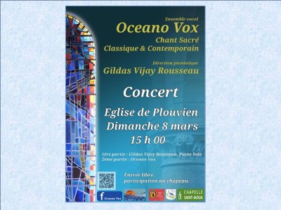 Concert de l'ensemble vocal Océano Vox