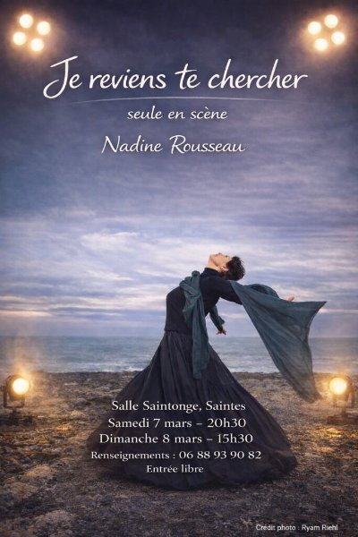 Spectacle théâtral - Nadine Rousseau seule en scène