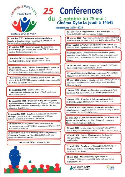 Conférence Université pour Tous : Droit et littérature : des noces d'or ?