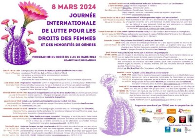 Programme diois - Journée international de lutte pour les droits des femmes
