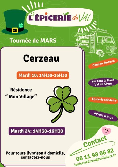 Epicerie du Val - Tournée de mars à Azay