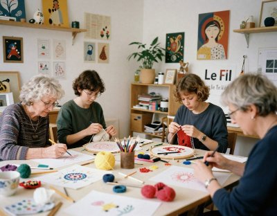 Atelier parents/enfants "broderie sur toile"