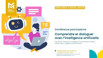 Conférence "Comprendre et dialoguer avec l'intelligence artificielle" à Niort