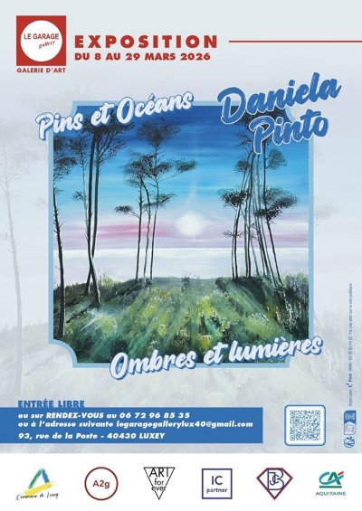 EXPOSITION au GARAGE Gallery LUXEY - Daniela PINTO