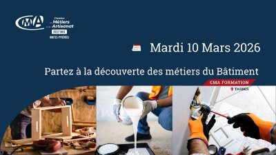 Découverte des métiers du bâtiment CMA Formation Tarbes