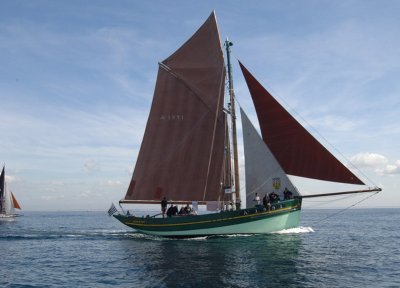 Balade en mer sur le langoustier Cap Sizun, voilier du patrimoine à Audierne