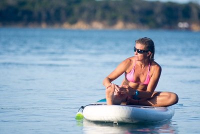 Séance d'Aquagym en mer