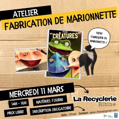 Atelier - fabrication de marionnettes