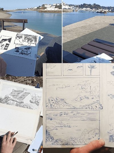 Promenades dessinées / croquis urbain / adultes et enfants