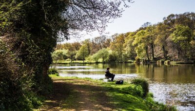 Parcours pêche de l'étang du Poulloguer