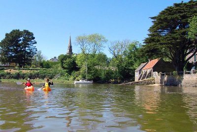En kayak au fil de l'Aber Ildut