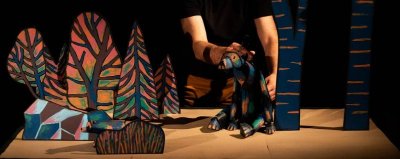 L'ours - Dessin-art de la marionnette