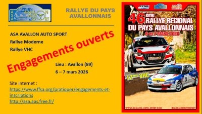 46 ème rallye régional du pays Avallonnais