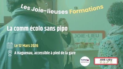 Formation "La comm écolo sans pipo"