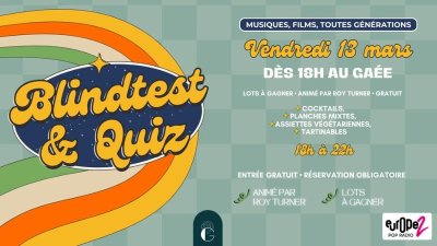 Animation - Soirée Blindtest & Quiz - Le jeu pour défiez vos amis, famille ou collègues !