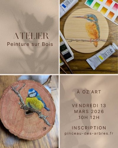 Atelier "Peinture sur bois"