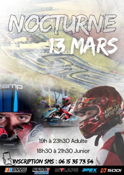 KARTING - Nocturne du 13 Mars