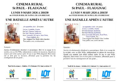 Cinéma Rural : "Une bataille après l'autre"
