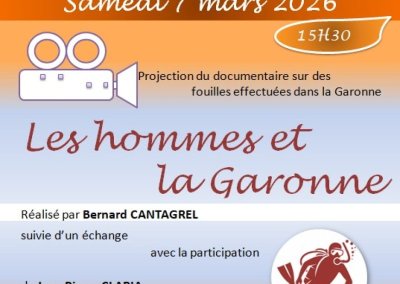 Conférence "Les hommes et la Garonne" à la Planète des Moulins