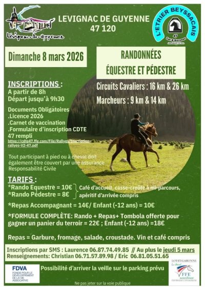 Randonnées équestre et pédestre