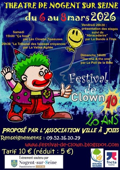 Festival de Clown au théâtre municipal de Nogent-sur-Seine