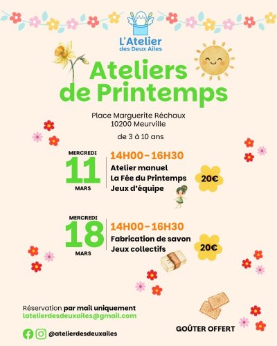 Les ateliers de printemps