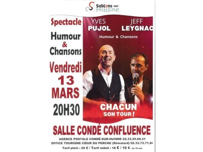"Chacun son tour" - Jeff Leygnac & Yves Pujol en spectacle