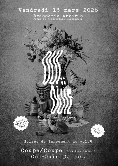 Soirée de lancement du Oui-Ouïe Zine #5 : /Coupe/Coupe/ + DJ Set