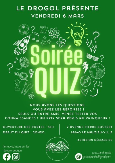 SOIRÉE QUIZ