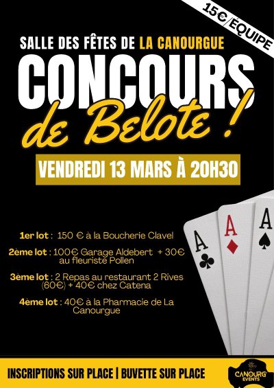 CONCOURS DE BELOTE