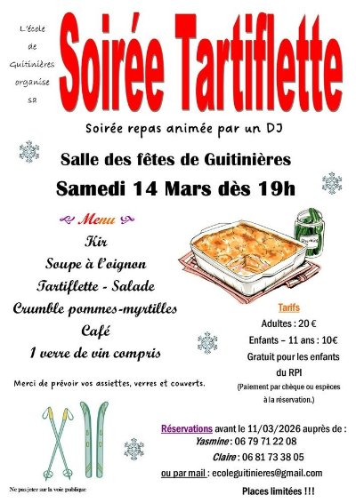 Soirée tartiflette