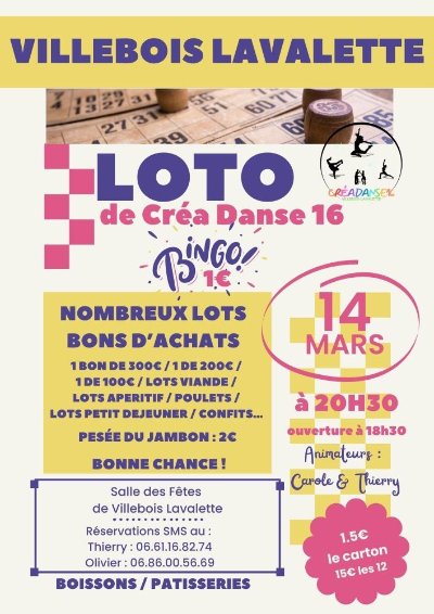 Loto Créa Danse 16