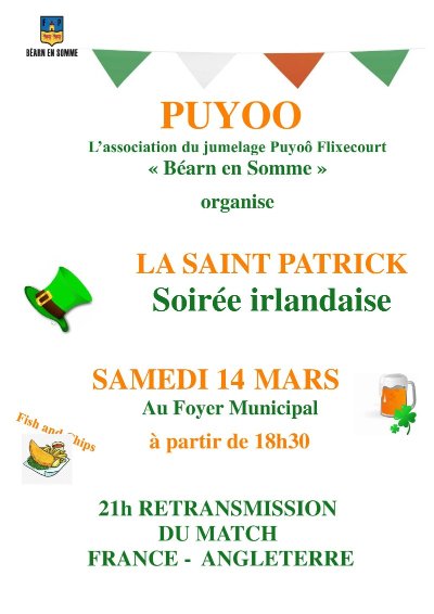 Soirée St Patrick